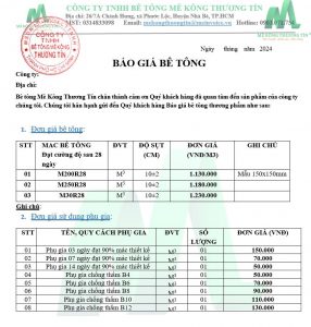 Bang bao gia be tong tuoi