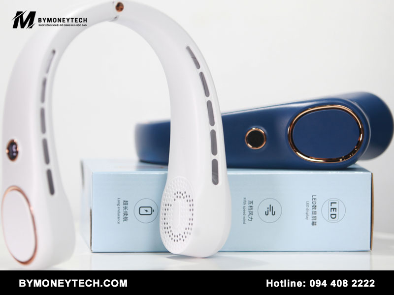 By Money Tech hướng dẫn chọn quạt đeo cổ loại nào tốt? 2 Quạt đeo cổ