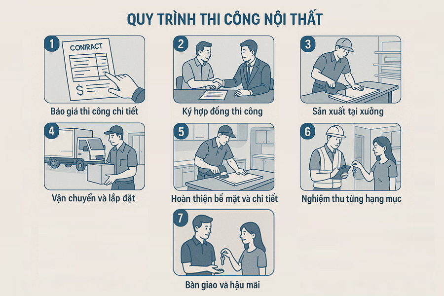 Thi công nội thất gỗ óc chó: Bí quyết sử dụng và bảo quản để bền đẹp mãi 3 Thi công nội thất gỗ óc chó